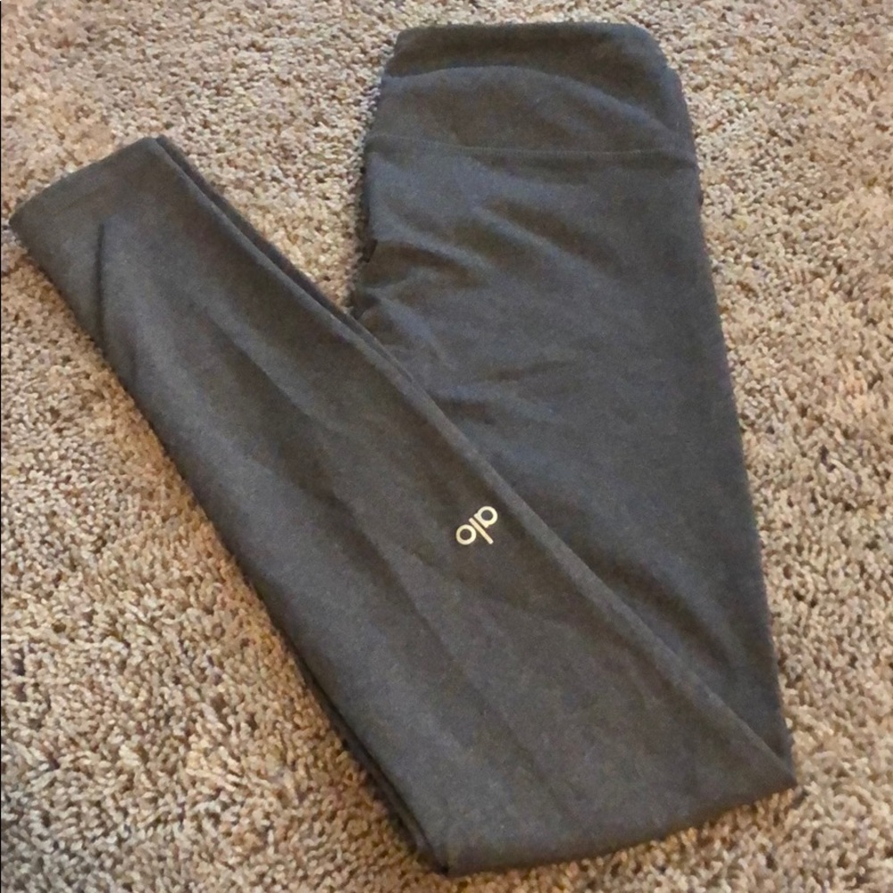 Alo yoga dark grey leggings